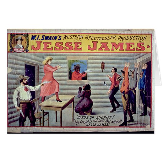 'The Prison Is Not Built That Will Hold Jesse Jame Cards (Front Horizontal)