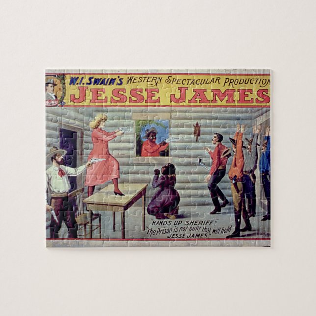 'The Prison Is Not Built That Will Hold Jesse Jame Jigsaw Puzzle (Horizontal)