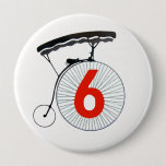 The Prisoner Number 6 Button