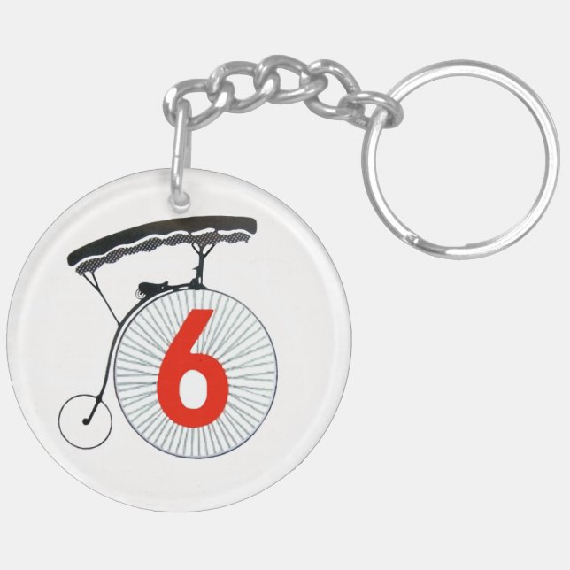 The Prisoner Number Six Keychain (Back Left)
