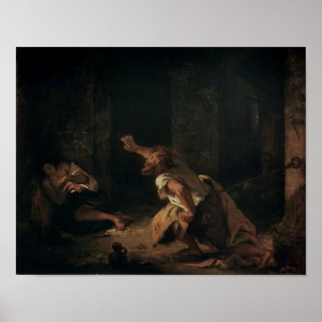 The Prisoner of Chillon, 1834 Poster (Front)