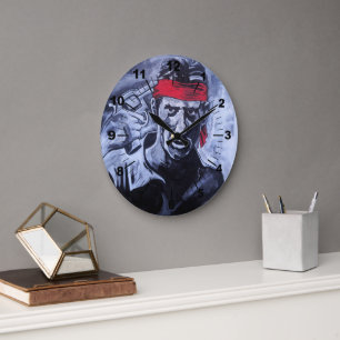 The Prisoner Painting by Alfred Fox Large Clock