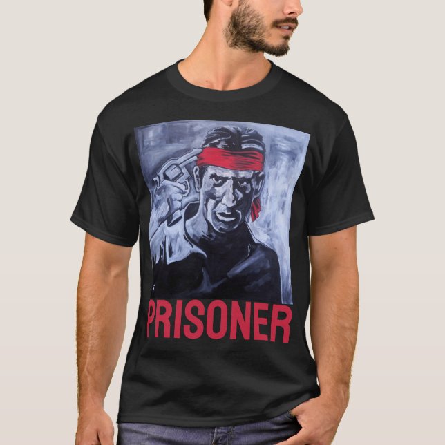 The Prisoner Painting by Alfred Fox T-Shirt (Front)