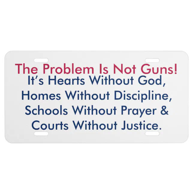 The Problem Is Not Guns