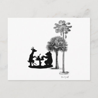 The problem with bears. postcard