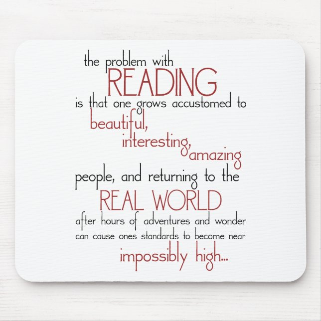 The Problem With Reading Mouse Pad (Front)