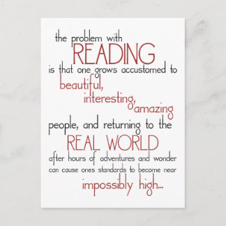 The Problem With Reading Postcard