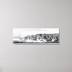 The Procession of Charles II Canvas Print