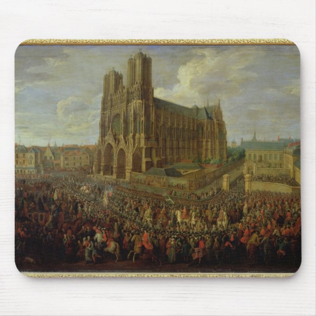 The procession of King Louis XV Mouse Pad (Front)