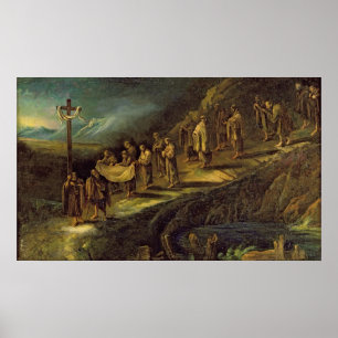 The Procession of the Holy Shroud Poster
