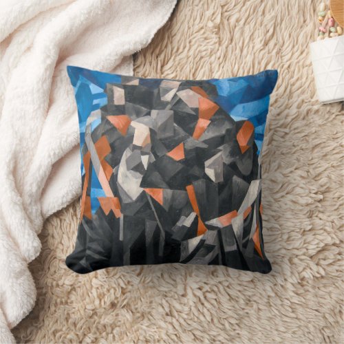 The Procession Seville  Francis Picabia  Throw Pillow