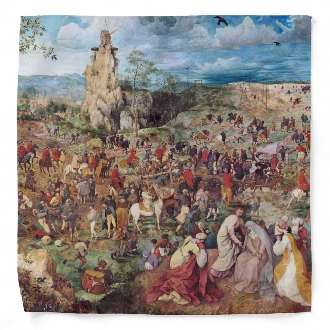 The Procession to Calvary, Pieter Bruegel Bandana (Front)