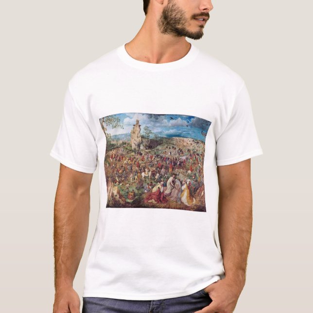 The Procession to Calvary, Pieter Bruegel T-Shirt (Front)