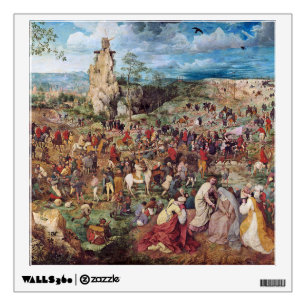 The Procession to Calvary, Pieter Bruegel Wall Decal