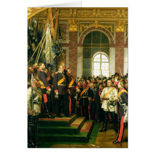 The Proclamation of Wilhelm as Kaiser Cards (Front)