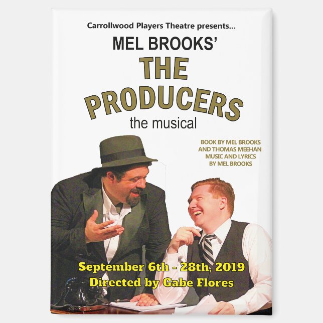 The Producers Show Poster Magnet (Front)