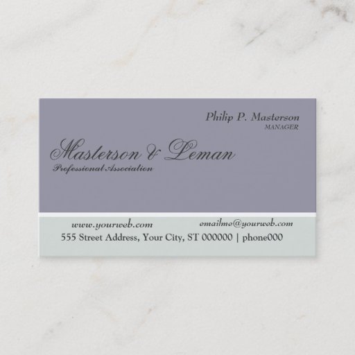 Customizable The Professional  &amp; Appointment Business Card Templates