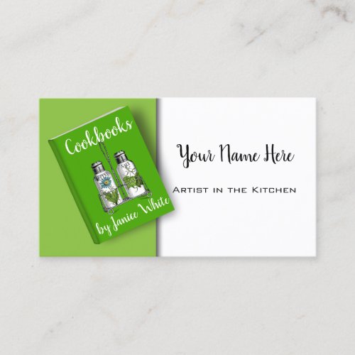 The Professional Cookbook Author Business Card
