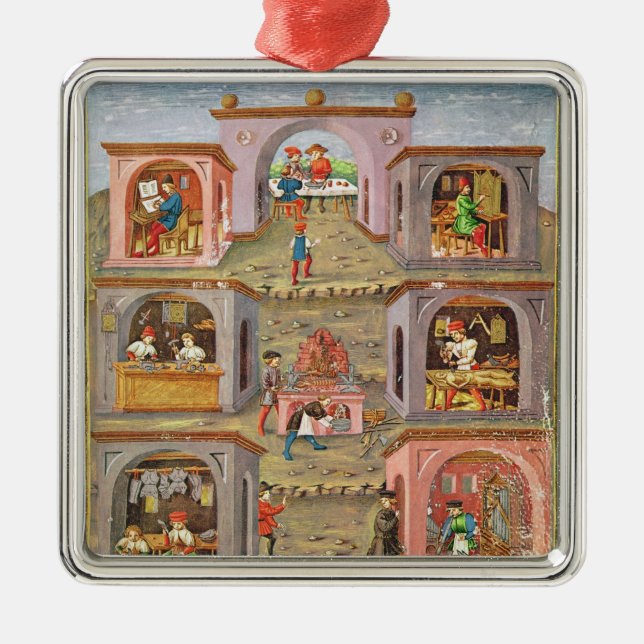 The Professions Metal Ornament (Front)