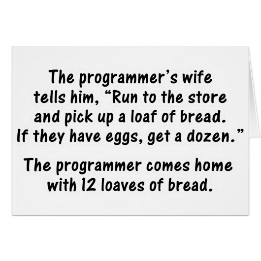 The Programmer and His Wife - Second in a series (Front Horizontal)