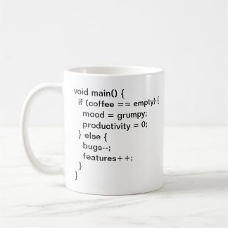 The Programmer's Coffee Scale Mug
