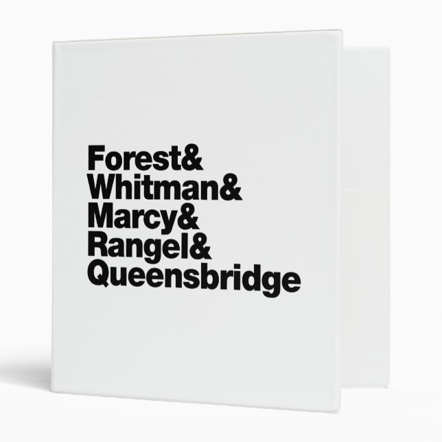 The Projects Binder (Front/Inside)