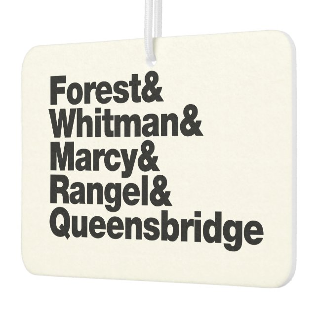 The Projects Car Air Freshener (Left)