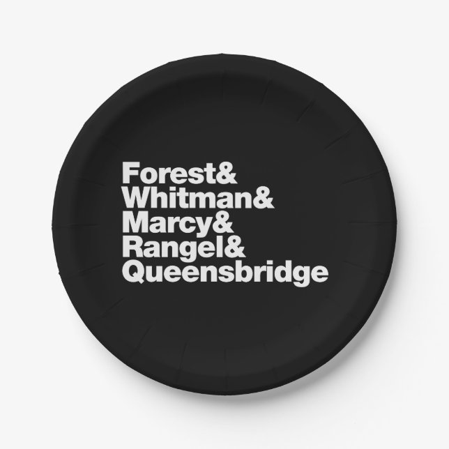 The Projects Paper Plates (Front)