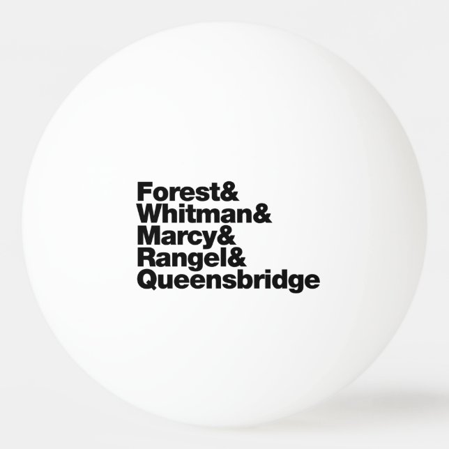 The Projects Ping-Pong Ball (Front)