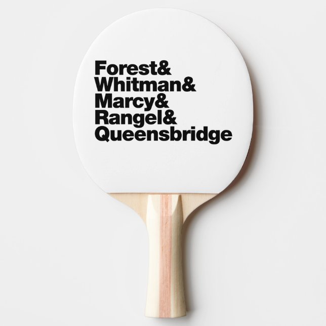The Projects Ping-Pong Paddle (Front)