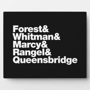 The Projects Plaque