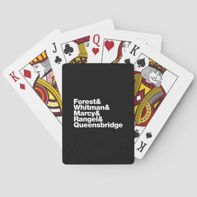 The Projects Poker Cards (Back)