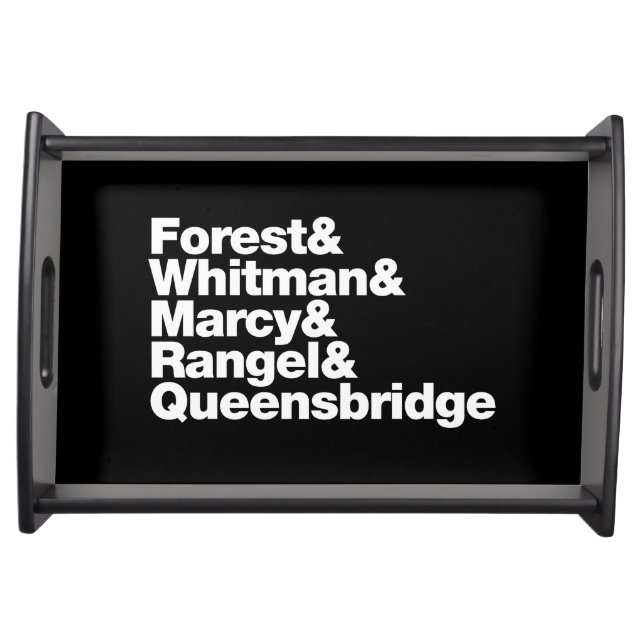 The Projects Serving Tray (Front)