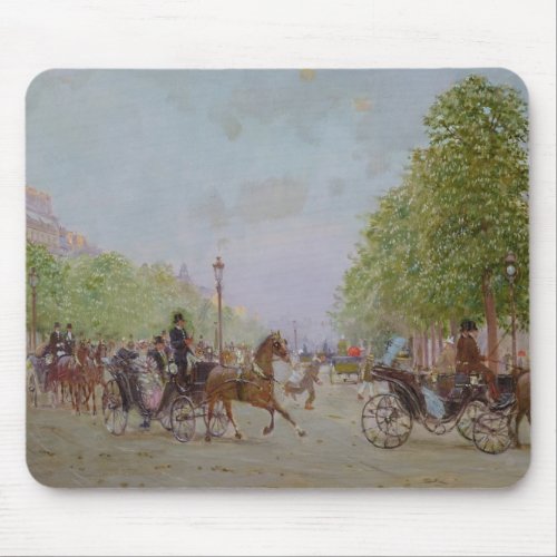 The Promenade on the Champs_Elysees Mouse Pad