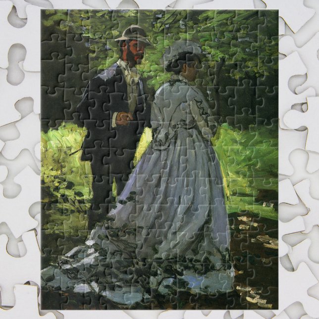 The Promenaders, aka The Strollers by Claude Monet Jigsaw Puzzle (Creator Uploaded)