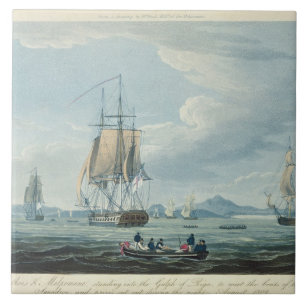 The Prometheus and the Melpomene in the Gulf of Ri Ceramic Tile