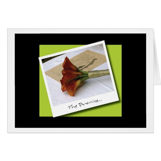 The Promise Card... Cards (Front Horizontal)