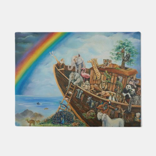 The Promise Noahs Ark Doormat