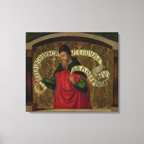 The Prophet Amos 1535 Canvas Print