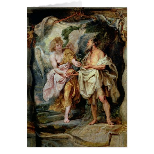 The Prophet Elijah and the Angel Cards (Front)