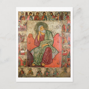 The Prophet Elijah, Pskov School (panel) Postcard