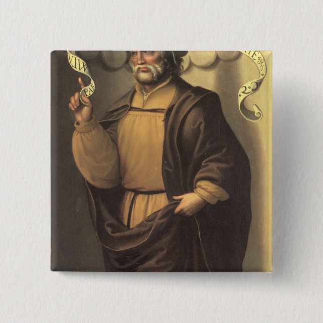 The Prophet Isaiah Pinback Button (Front)