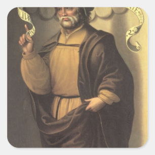 The Prophet Isaiah Square Sticker