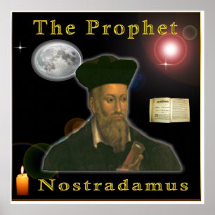 The prophet Nostradamus Poster