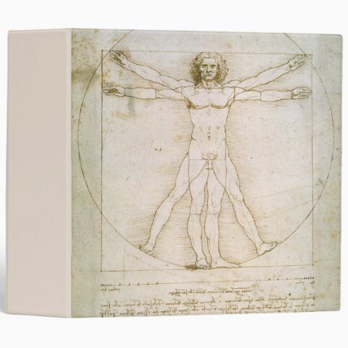 The Proportions of the human figure 3 Ring Binder