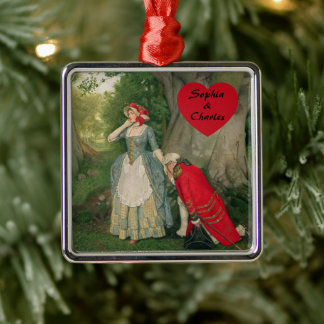 The Proposal by Sir James Dromgole Linton Metal Ornament