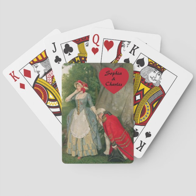 The Proposal by Sir James Dromgole Linton Poker Cards (Back)