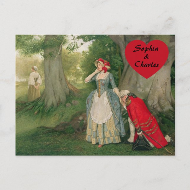 The Proposal by Sir James Dromgole Linton Postcard (Front)