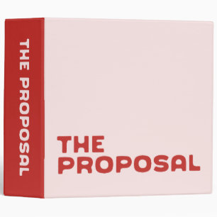 The Proposal Engagement Photo Album 3 Ring Binder