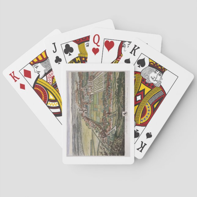 The prospect of Nottingham from the East engraved Poker Cards (Back)
